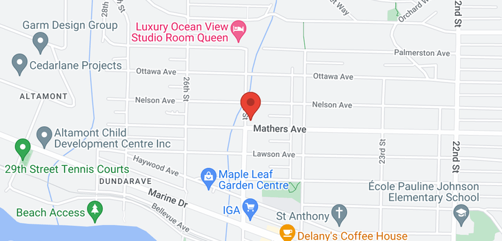 map of 2495 MATHERS AVENUE